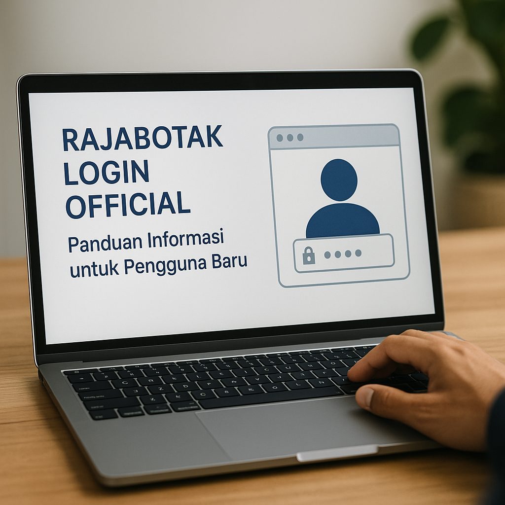 Ilustrasi panduan Rajabotak Login Official untuk pengguna baru