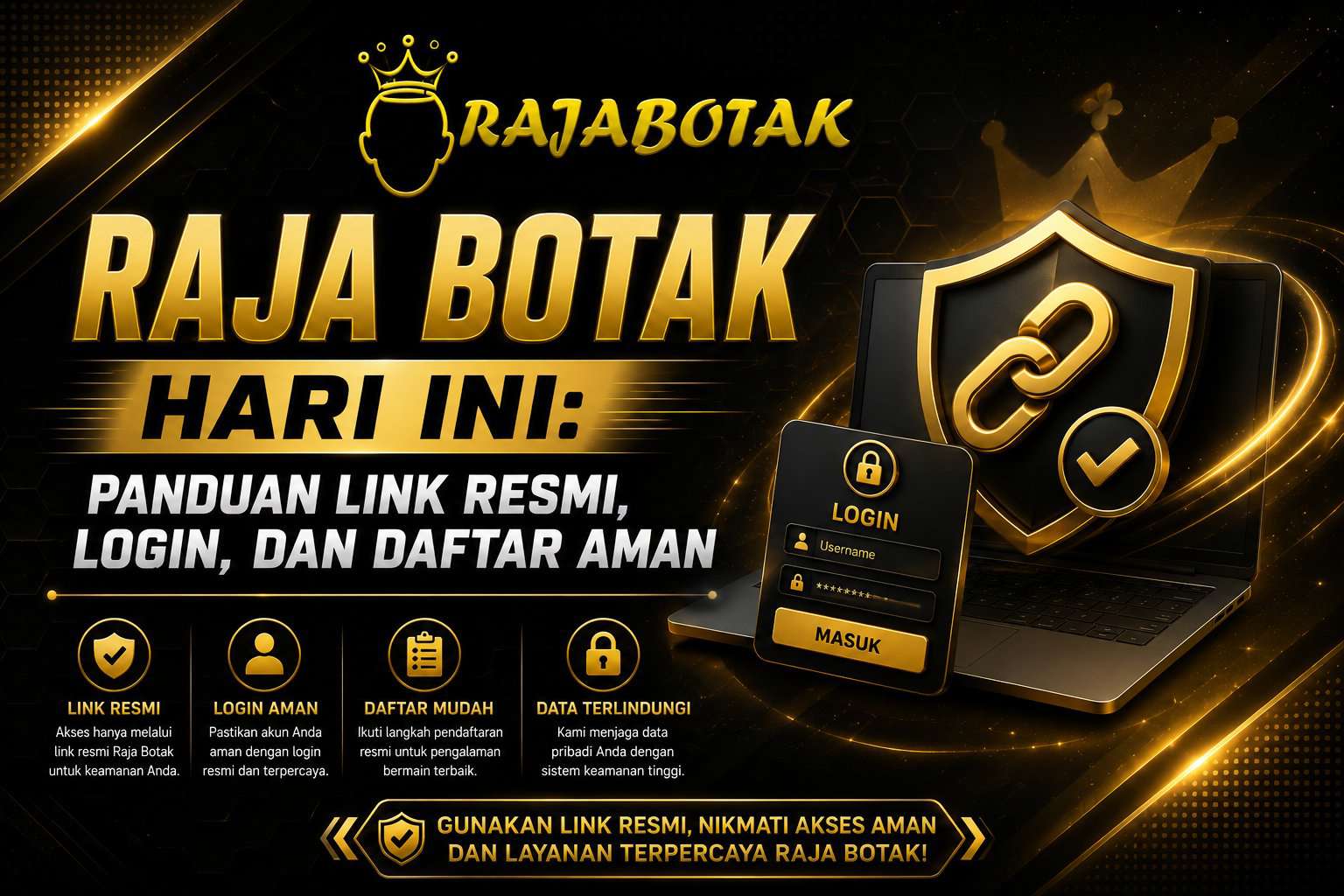 Panduan Raja Botak hari ini untuk memeriksa link resmi, login, dan daftar