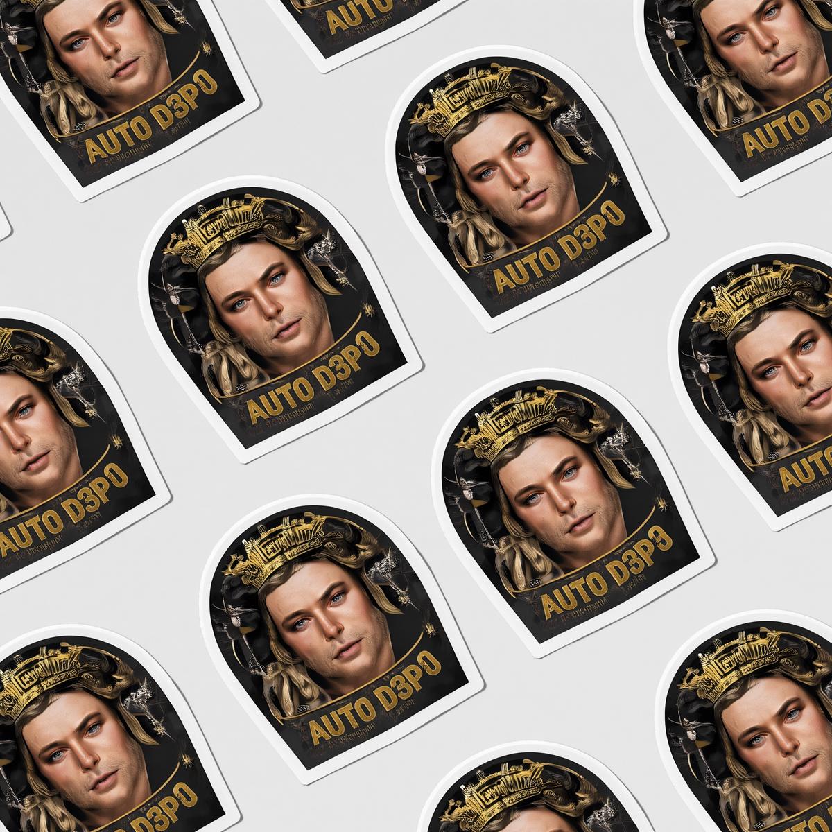 Sticker RajaBotak official sebagai produk merchandise brand