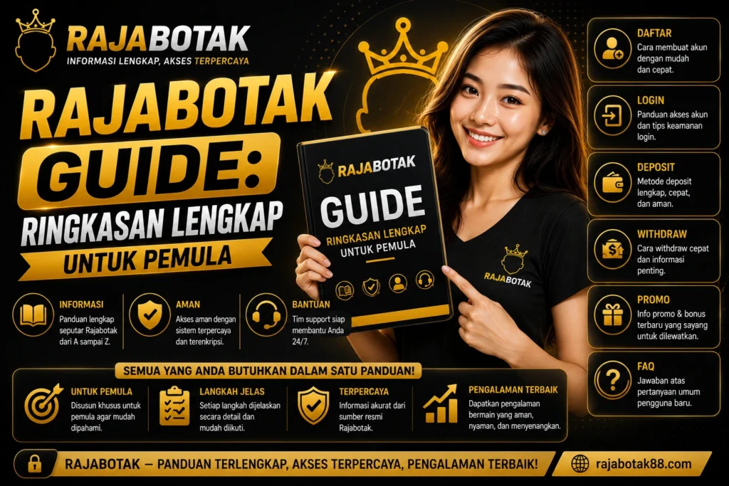 Ringkasan panduan Rajabotak untuk pemula memahami akses dan informasi resmi