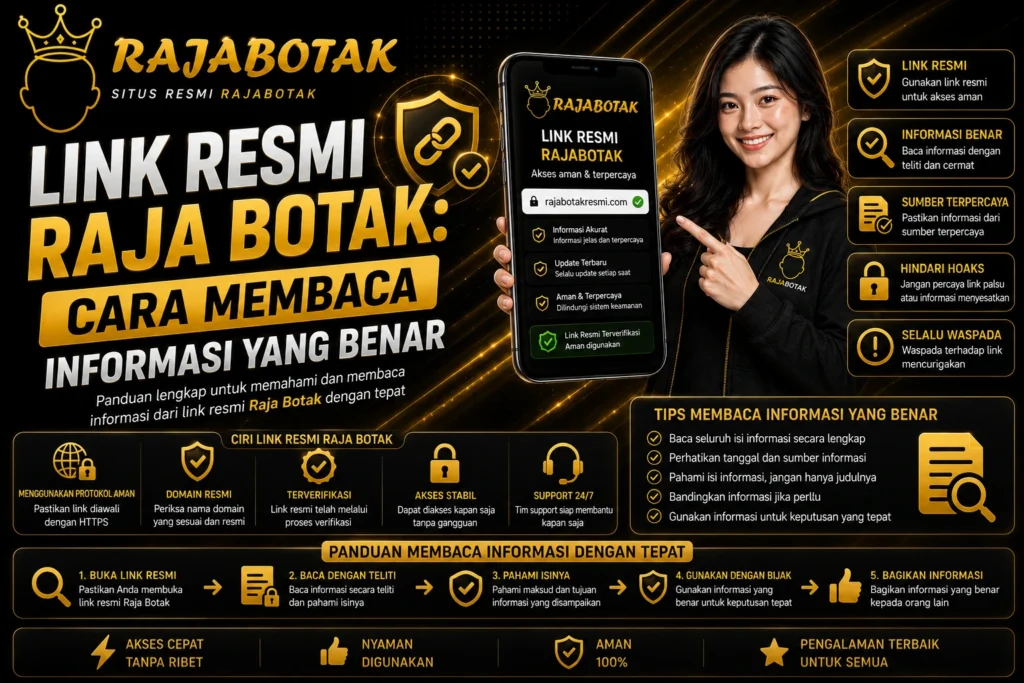 Panduan link resmi Raja Botak untuk membaca informasi yang benar