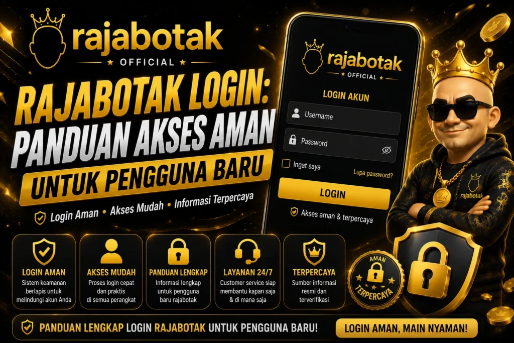 Panduan Rajabotak login untuk akses aman pengguna baru