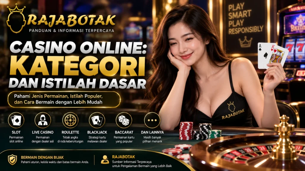 Casino Online kategori dan istilah dasar di RajaBotak Official