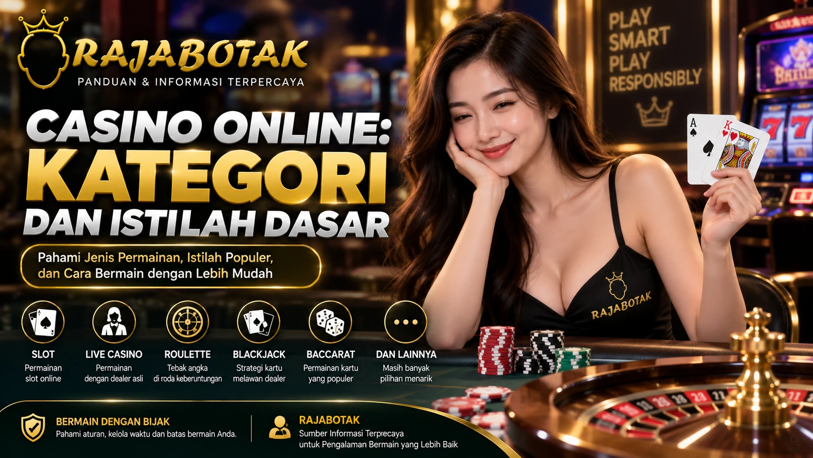 Casino Online: Kategori dan Istilah Dasar Casino Online kategori dan istilah dasar di RajaBotak Official