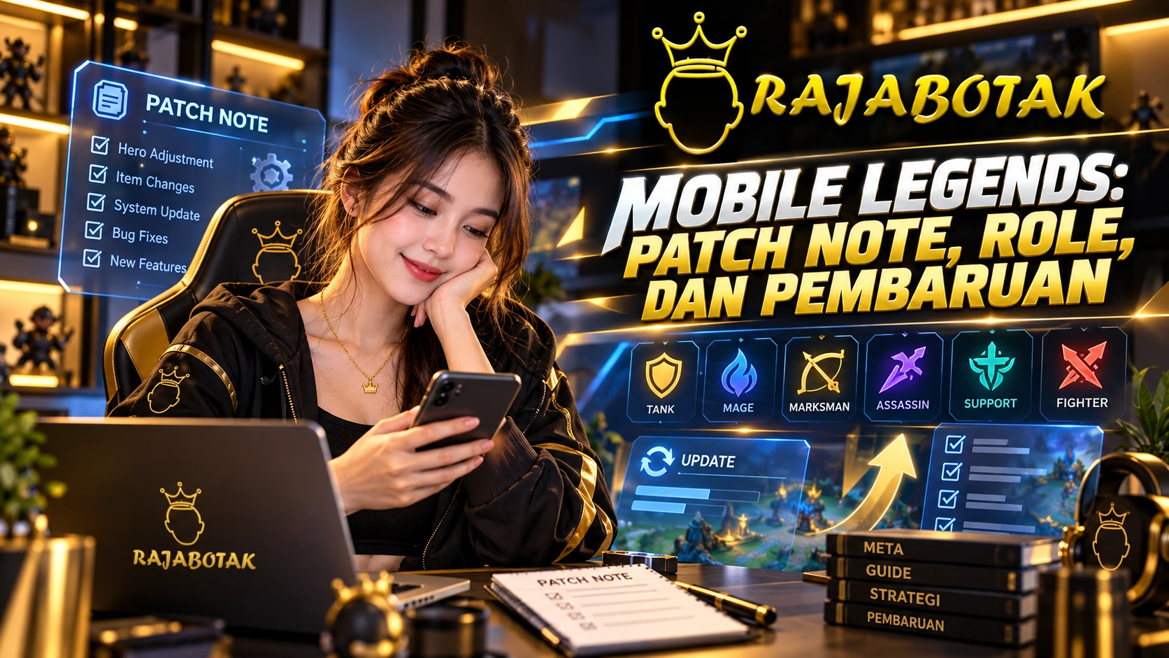 Mobile Legends: Patch Note, Role, dan Pembaruan | RajaBotak Mobile Legends patch note, role, dan pembaruan di RajaBotak
