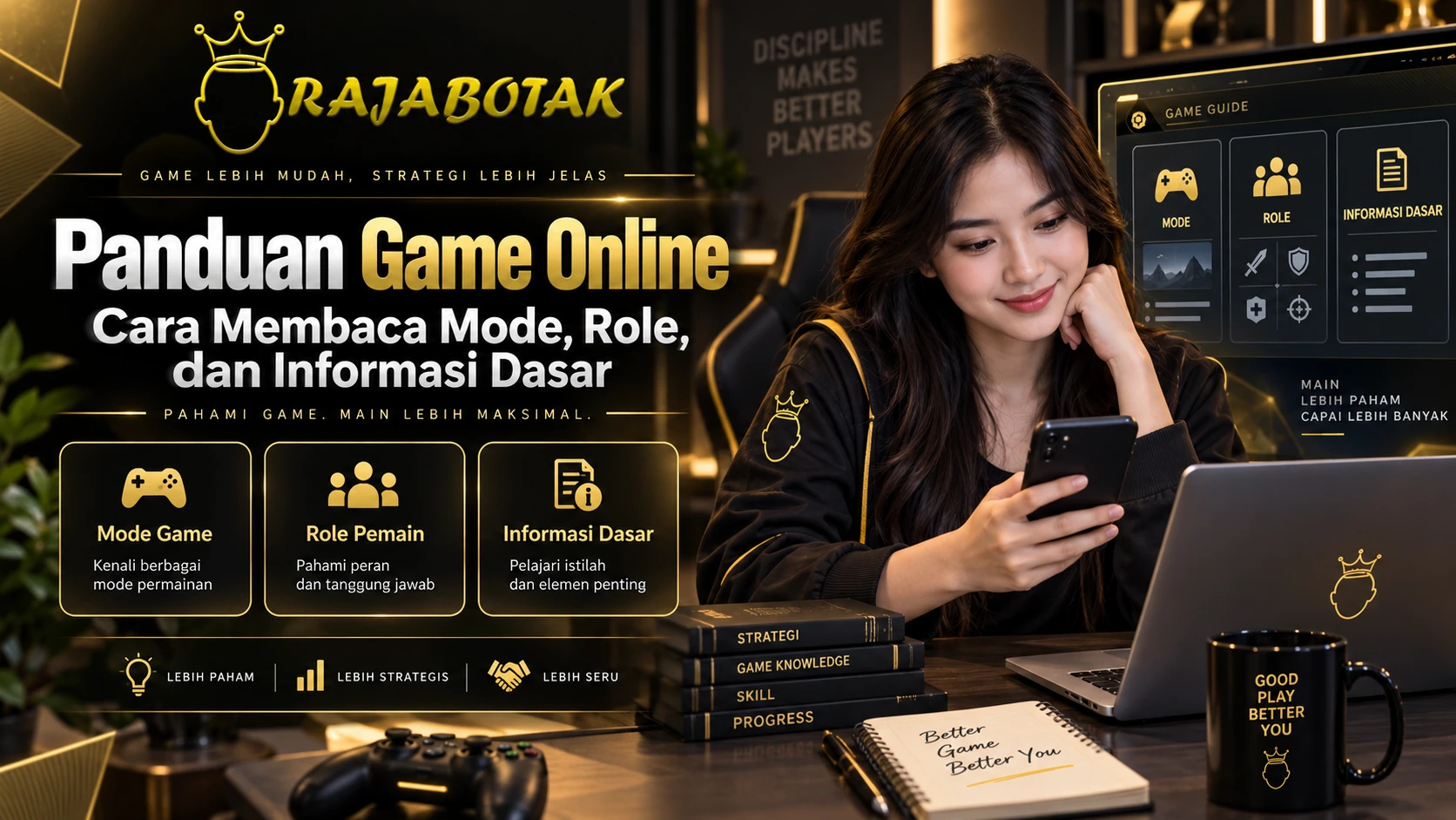 Panduan Game Online: Mode, Role, dan Informasi Dasar Panduan Game Online cara membaca mode, role, dan informasi dasar di RajaBotak Official