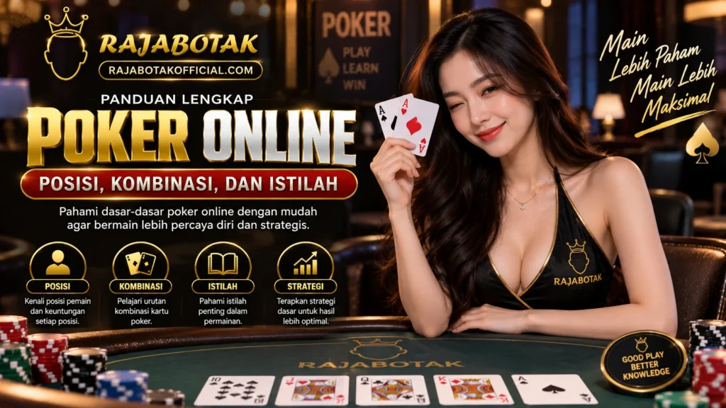 Poker Online posisi, kombinasi, dan istilah di RajaBotak Official