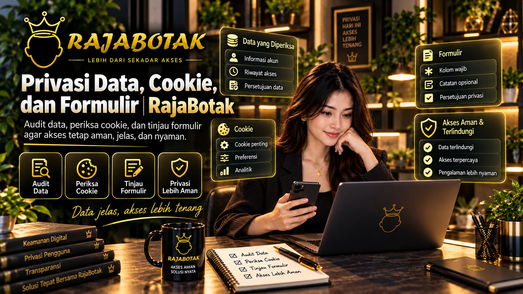 Privasi Data, Cookie, dan Formulir | RajaBotak Privasi data, cookie, dan formulir di RajaBotak