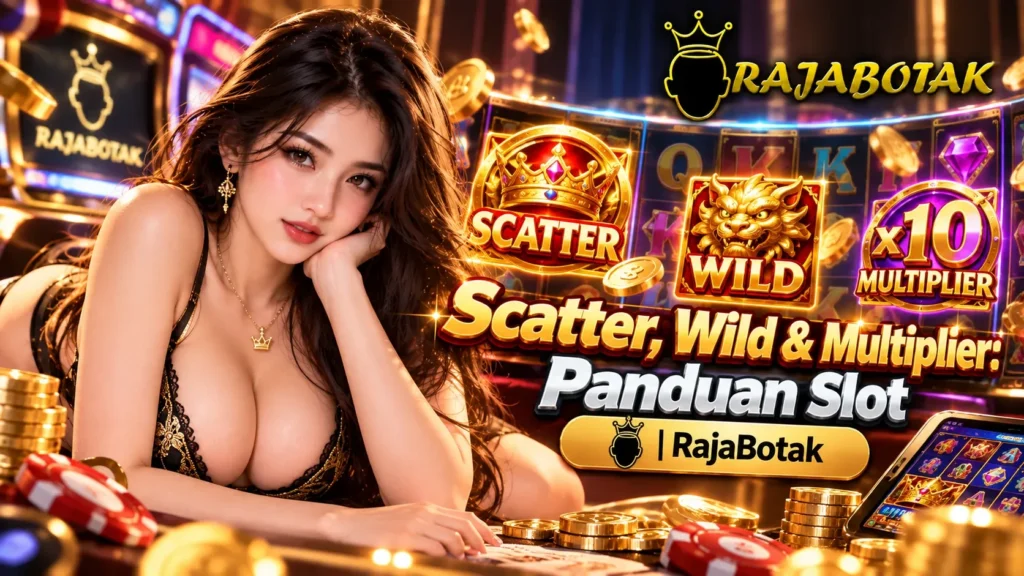 Scatter, wild, dan multiplier pada game slot | RajaBotak